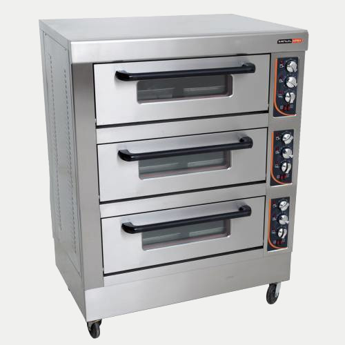 DOA3003 – 6 TRAY TRIPPLE DECK OVEN ELECTRIC