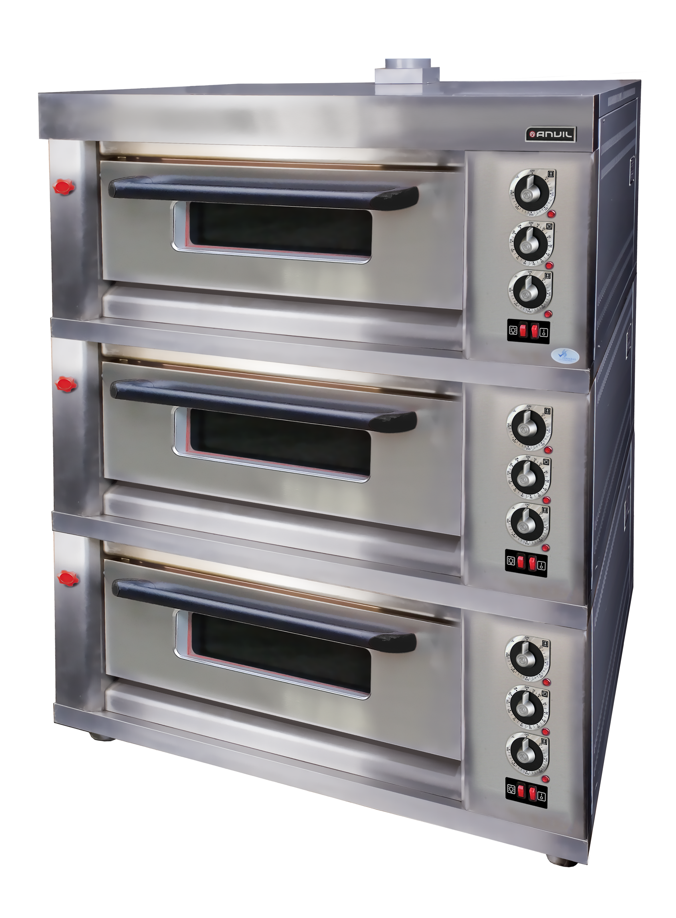 DOA5003 – 6 TRAY TRIPPLE DECK OVEN GAS